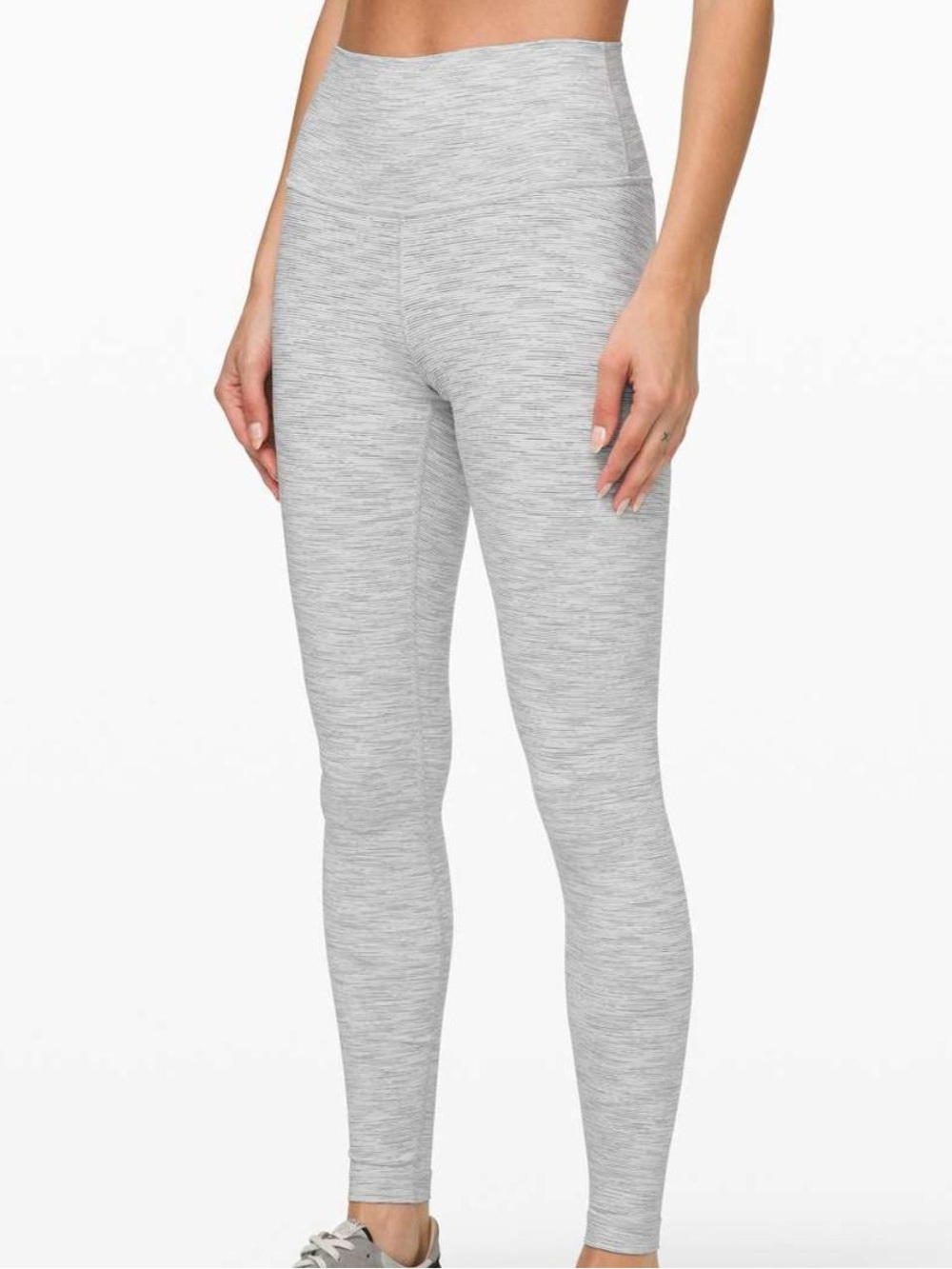 Wunder Under High-Waist Lululemon Light Grey Align Leggings